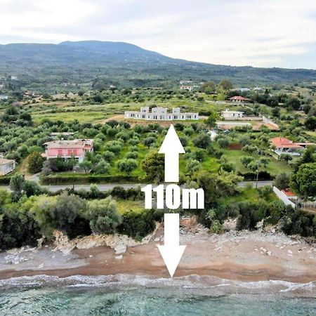 Stone Bay Houses In Messinia Kalamaki Beach Area Hráni Kültér fotó