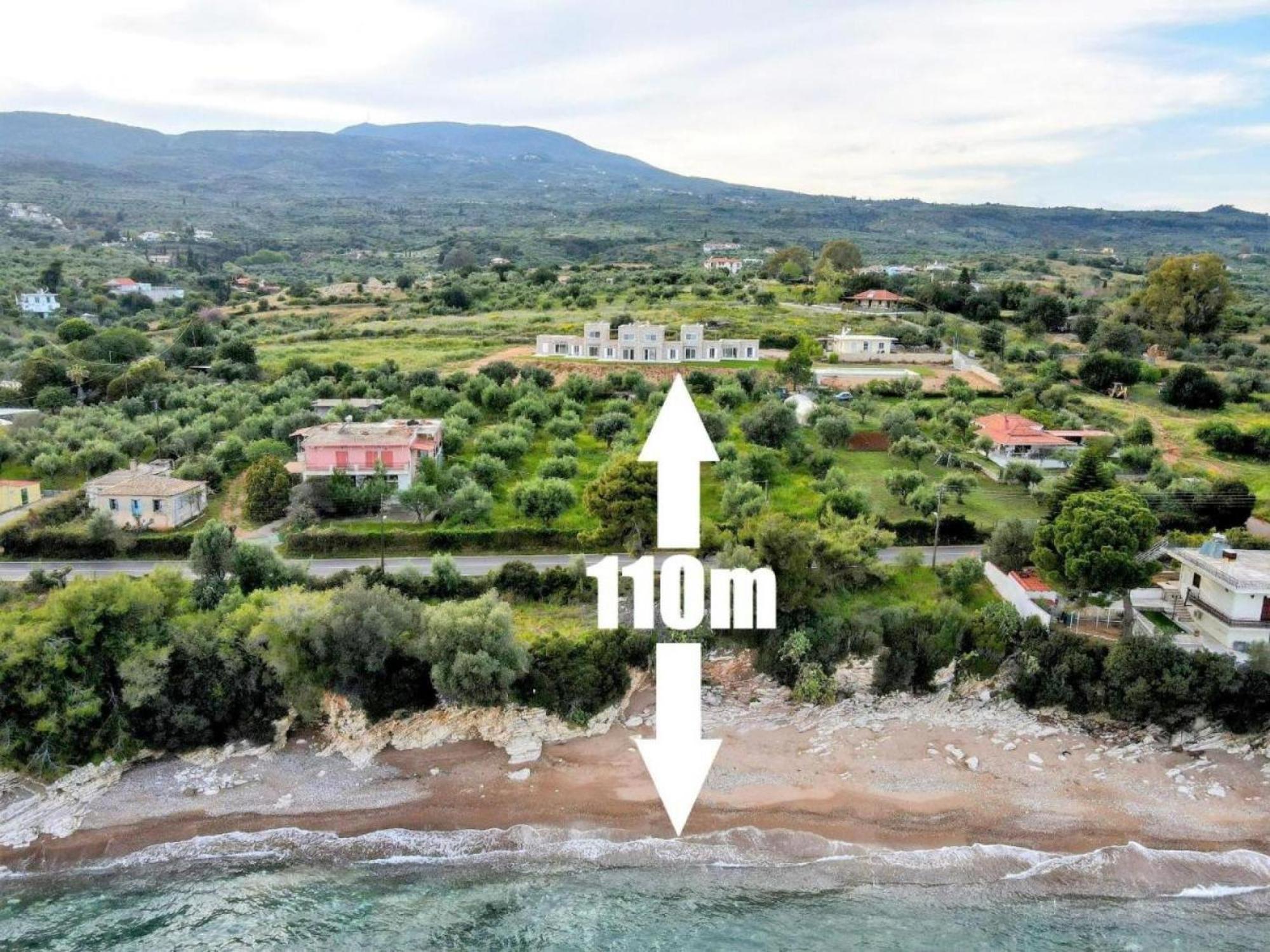 Stone Bay Houses In Messinia Kalamaki Beach Area Hráni Kültér fotó